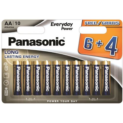 PANASONIC baterije LR6EPS/10BW 6+4F slika 1