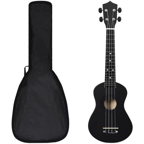 Set dječjeg ukulelea Soprano s torbom crni 23 " slika 15