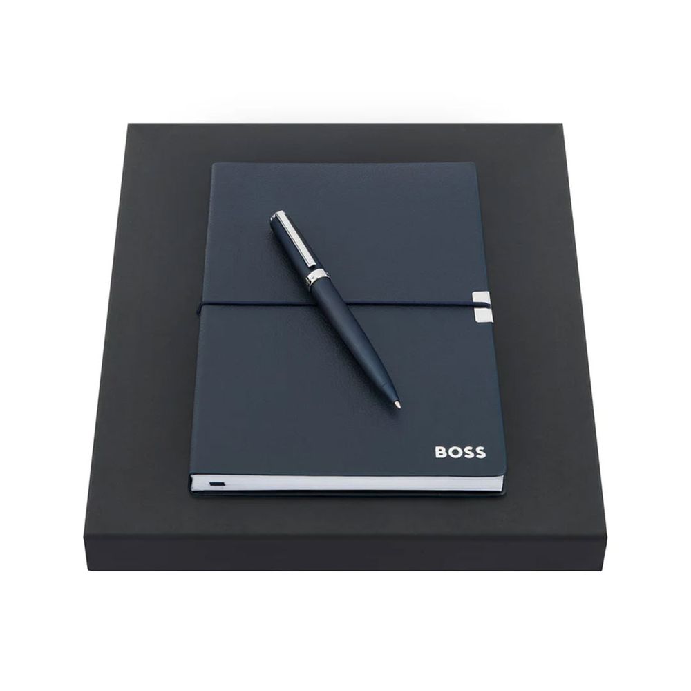 Hugo Boss set hemijska olovka + notes A5 HPBH441N, plavi slika 1