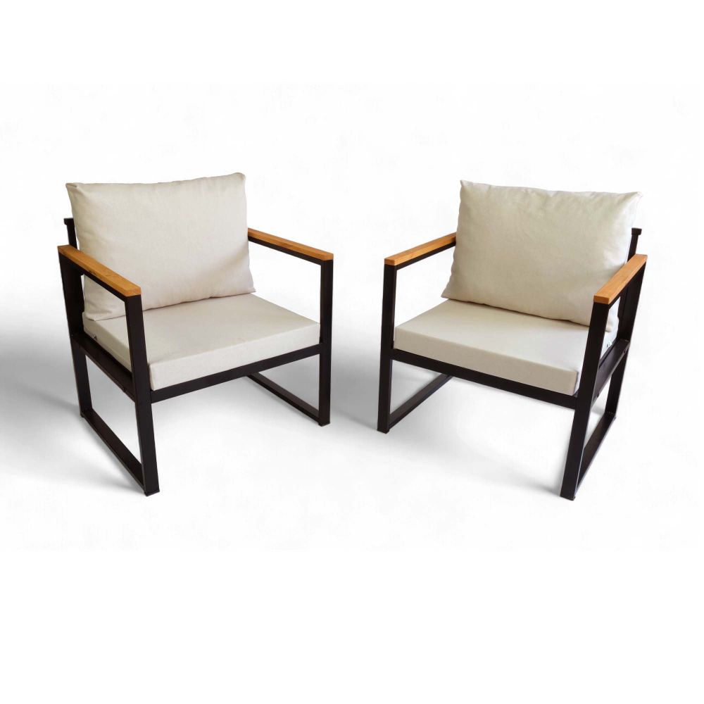 Lounge set CPT5545-75 u bež boji za vrt slika 2