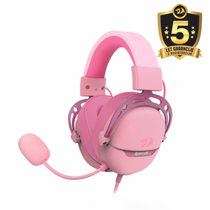 HEADSET - REDRAGON AURORA H376PP WIRED PINK