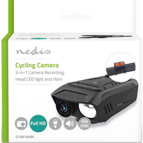 CCAM100BK 3-in-1 Full HD kamera za biciklu, LED osvetljenje i sirena slika 4
