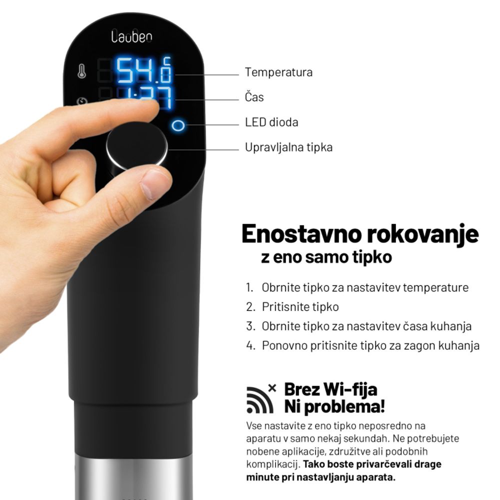 Lauben Sous Vide Stick SV01 kuhalo slika 4
