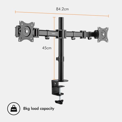 VonHaus dual desktop bracket for two monitors (13 - 32 '') slika 5