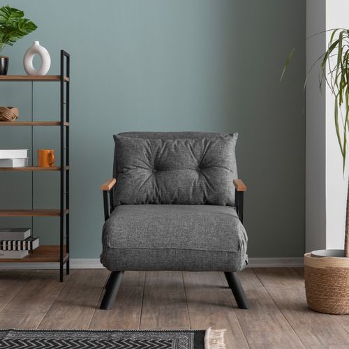 Atelier Del Sofa Naslonjač, Sando Single - Light Grey slika 7