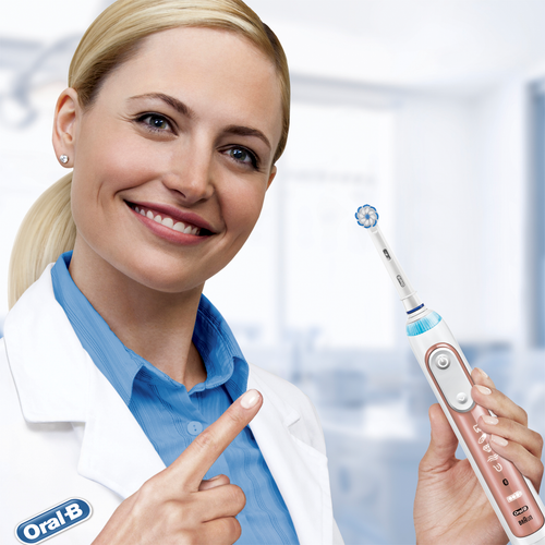 Oral-B eletrična četkica Genius X luxe rose gold slika 4