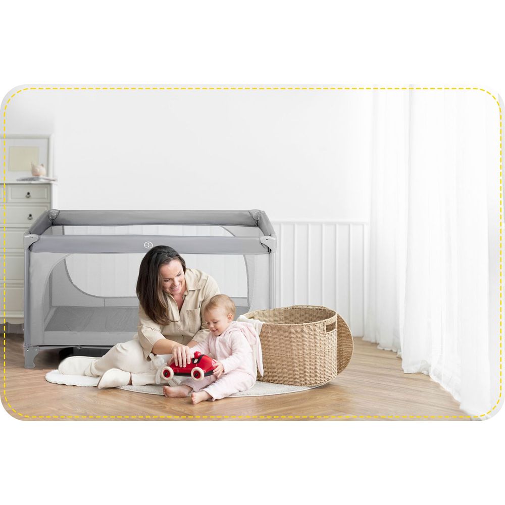 Putni krevetić 125 x 65 x 78 cm rk-240 sivi slika 7