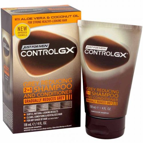 Just for men control gx grey reducing 2in1 šampon slika 2