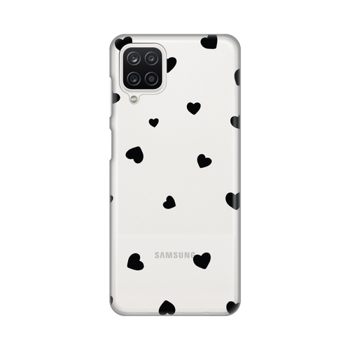 Torbica Silikonska Print Skin za Samsung A125F Galaxy A12 Hearts slika 1