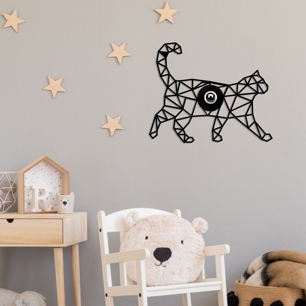 W-041 Crna Zidna Lampa slika 7