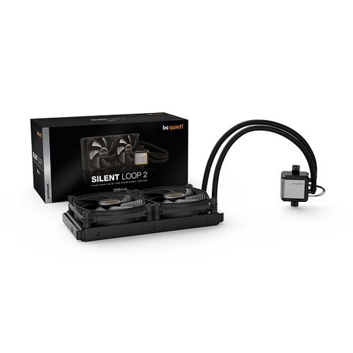 be quiet! BW011 SILENT LOOP 2 280mm, Powerful 3-chamber pump design significantly reduces turbulences and noise, ARGB LEDs for lots of illumination options and great visual effects slika 2