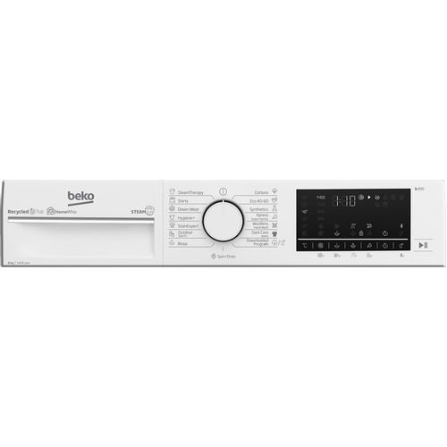 Beko B3WF U7841 WB Veš mašina 8 kg, 1400 rpm, ProSmart™ Inverter, Dubina 55 cm slika 5