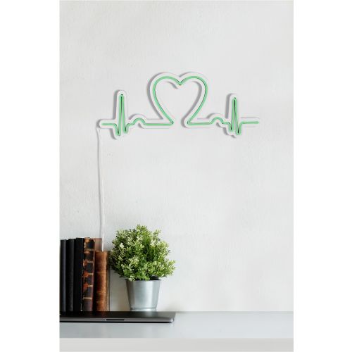 Wallity Ukrasna plastična LED rasvjeta, Love Rhythm - Green slika 4