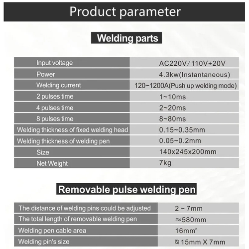 Aparat za punktovanje baterija Sunkko S737G+ slika 8