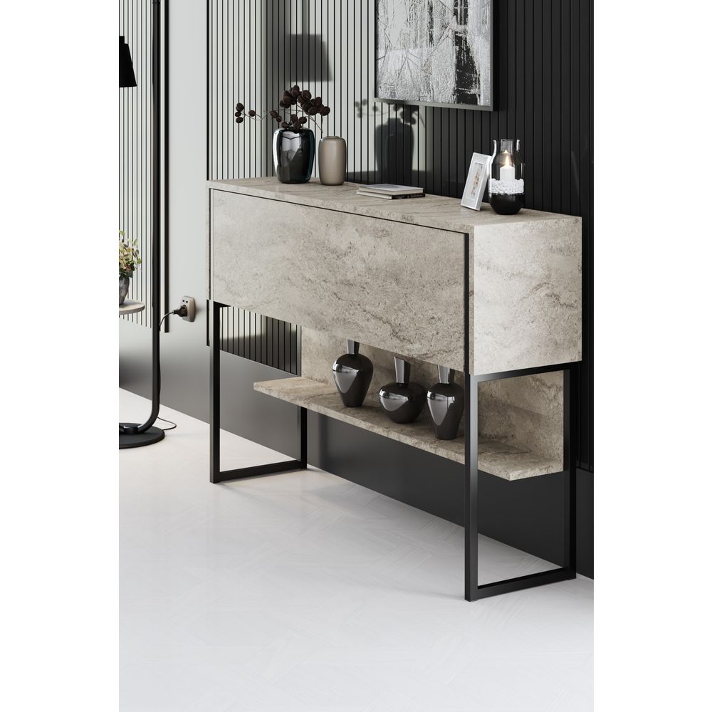 Luxe - Crni Komoda od Travertina slika 4