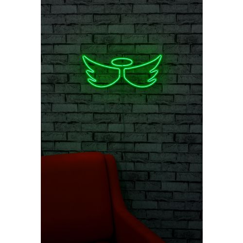 Wallity Ukrasna plastična LED rasvjeta, Angel - Green slika 2