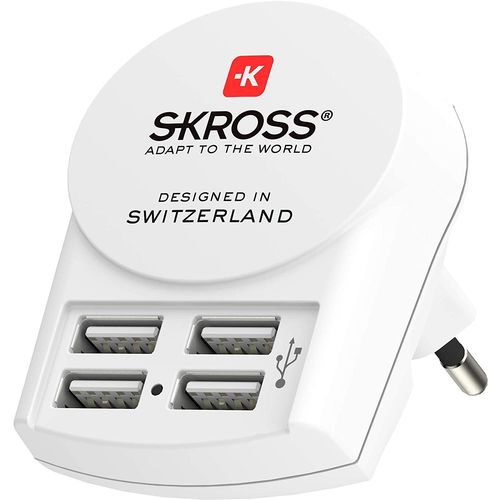 Skross adapter EU plug + 4x USB-A slika 2