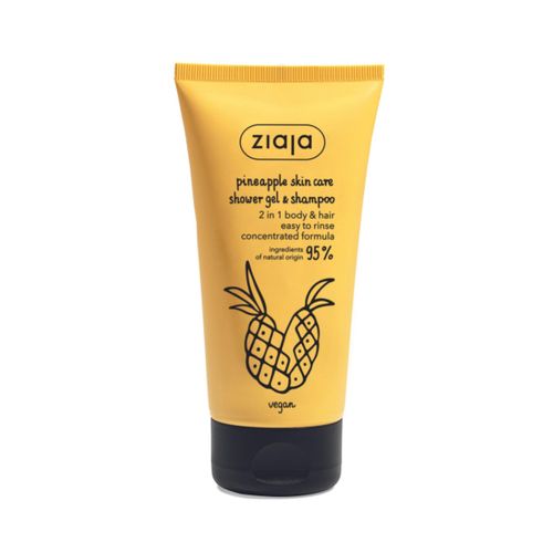 Ziaja Ananas gel za tuširanje i šampon 2u1 160 ml slika 1