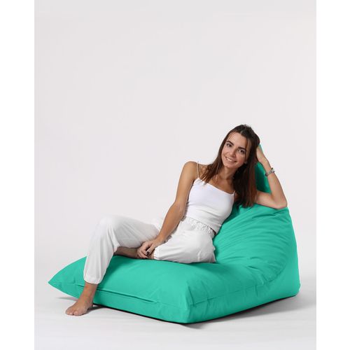 Atelier Del Sofa Vreća za sjedenje, Pyramid Big Bed Pouf - Turquoise slika 4