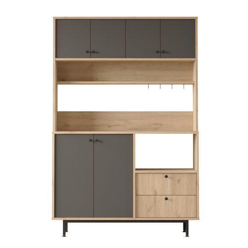 RE5-SA OakAnthracite Multi Purpose Cabinet slika 4