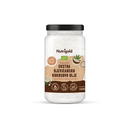 Nutrigold Ekstra djevičansko kokosovo ulje - Organsko 1000ml, xxl slika 1