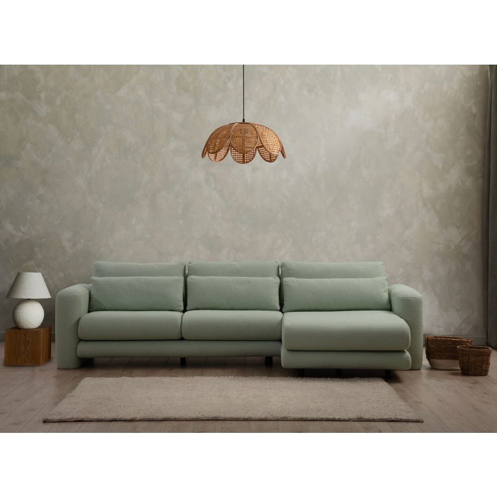 Zeleni Kutni Sofa Lily Desni Ugao slika 2