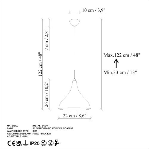 BITLIS-N-1395-RETRO Antik Luster slika 8