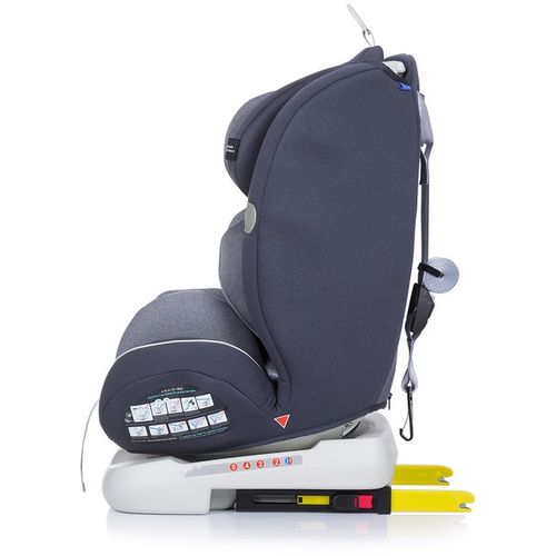 Chipolino Auto sedište za decu Journey Isofix 0-36kg Raven slika 7