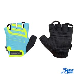 Force Rukavice za biciklizam Sport Blue/Fluo