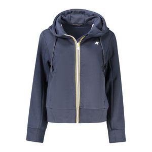 K-WAY SWEATSHIRT WITH ZIP WOMEN BLUE