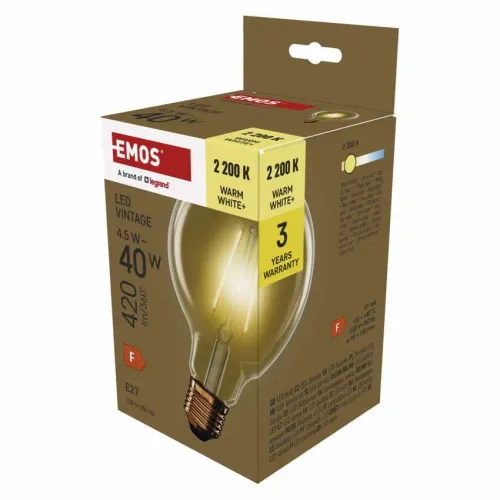 Led sijalica Vintage G95 4,5W(40W) 420lm E27 WW Emos Z52032 slika 1