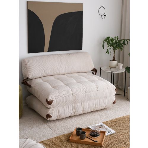 Atelier Del Sofa Kauč dvosjed na razvlačenje, Fold - White slika 1