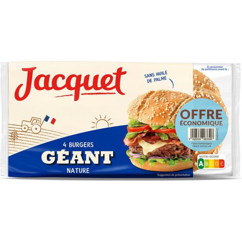 Jacquet Giant Burger Sezam X4 330g slika 1