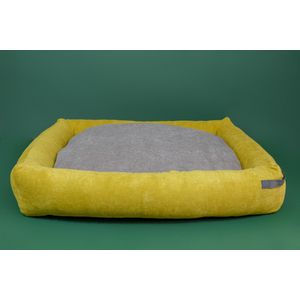 Design4Pets jastuk za pse 4corners žuti, 60*45*13cm