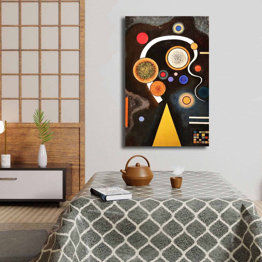 Dekorativna Slika na Platnu 'Kandinsky Inspiracija' 45x70 cm slika 1