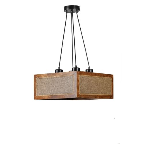 Kumsal Kare 4 Lü Ceviz Hasır Avize Rattan
Walnut
Black Chandelier slika 2