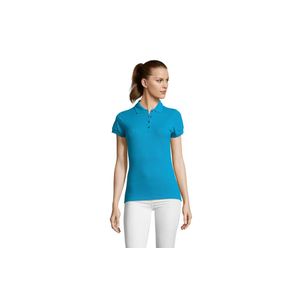 PASSION ženska polo majica sa kratkim rukavima - Aqua, S 
