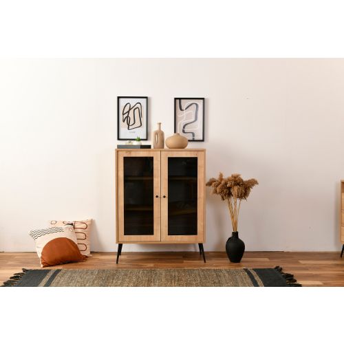 Woody Fashion Stol za posuđe, Calvin Sideboard Glass slika 1