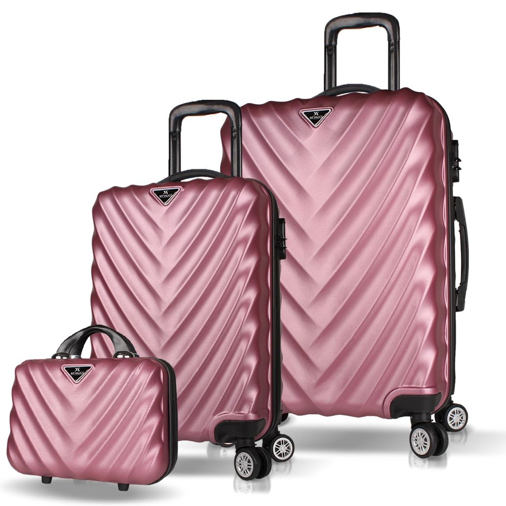 Set Kofera u Roze Zlatnoj Boji (3 Komada) slika 1