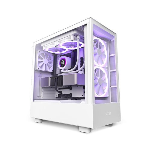 NZXT H5 Elite Gaming kućište belo (CC-H51EW-01) slika 1