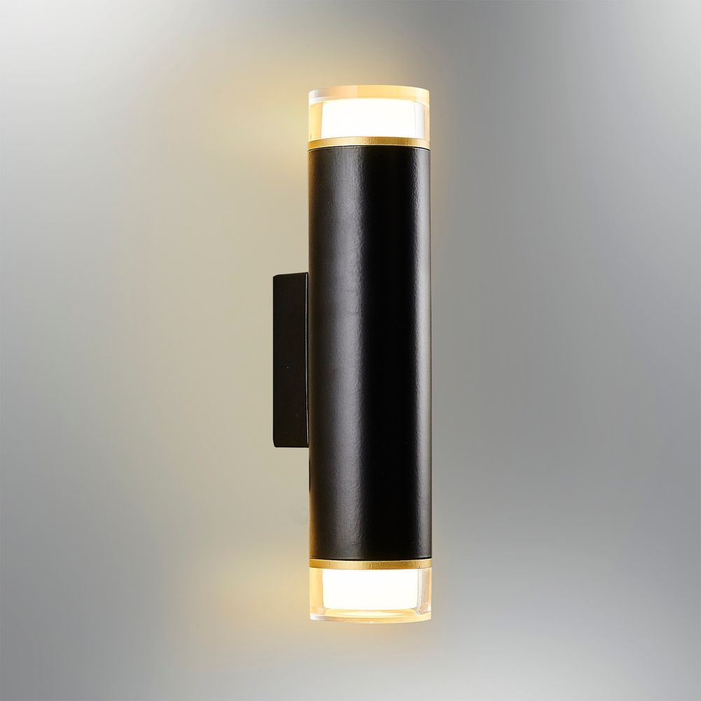 L1596 - Crna Zidna Lampa slika 1