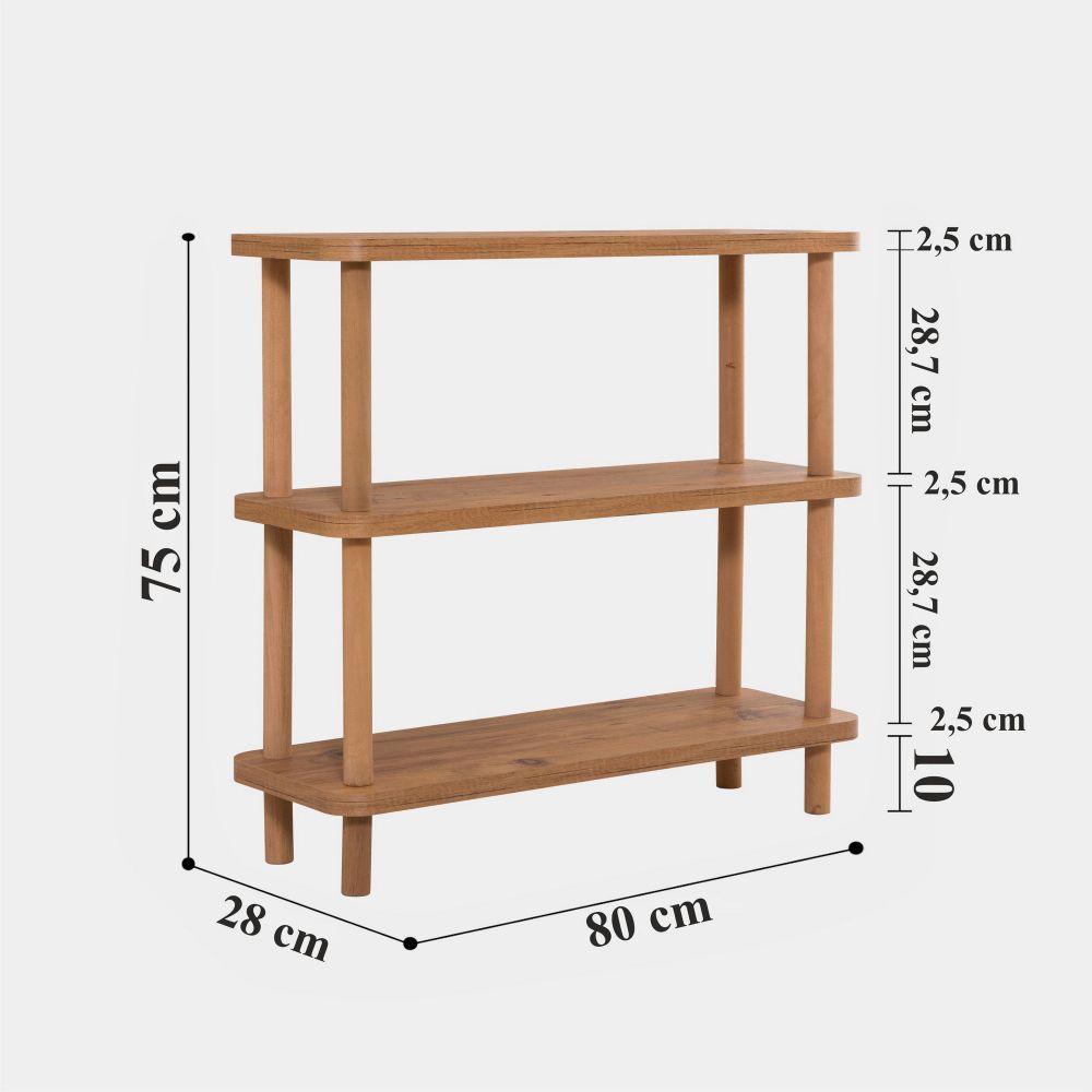 Polica za knjige Step Atlantic Pine slika 6