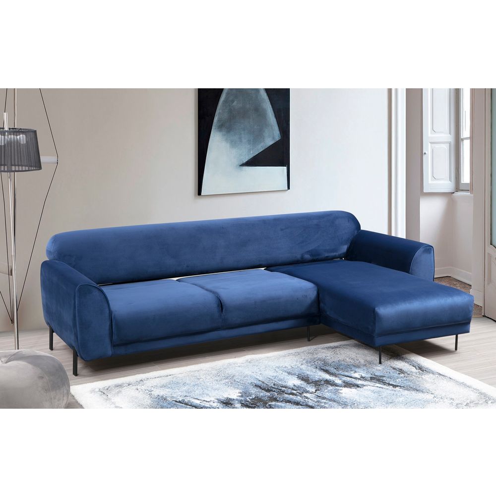 Navy Plavi Ugaoni Sofa-Krevet (L3-Chl) slika 3