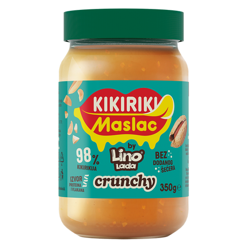 Lino lada kikiriki maslac crunchy 350g slika 1