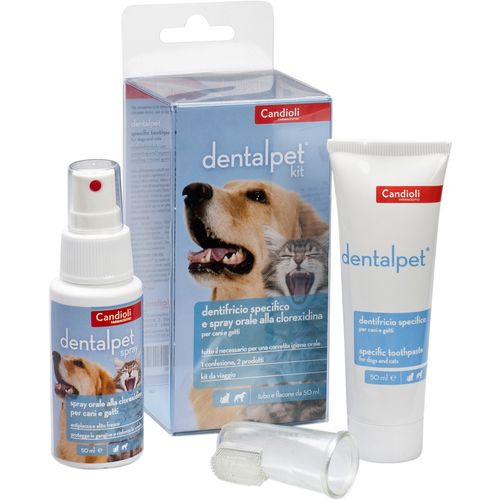 Candioli Dentalpet Kit, komplet za njegu usne šupljine za pse i mačke slika 1