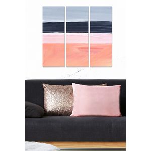 Dekorativna Slika od MDF-a u Više Boja (Set od 3 Komada) - MDF1148931977