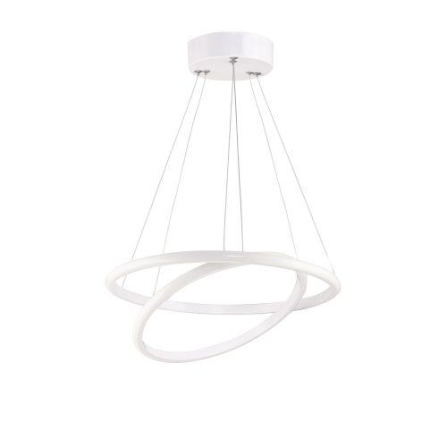 Leonis White-White Light White Chandelier slika 4