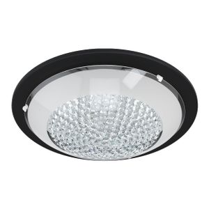 Eglo Acolla 1 plafonjera/1, led, 11w, 950lm, prom 370, crna/staklo/kristali 