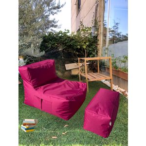 XXL Sedir - Pink Pink Bean Bag Set (2 komada)