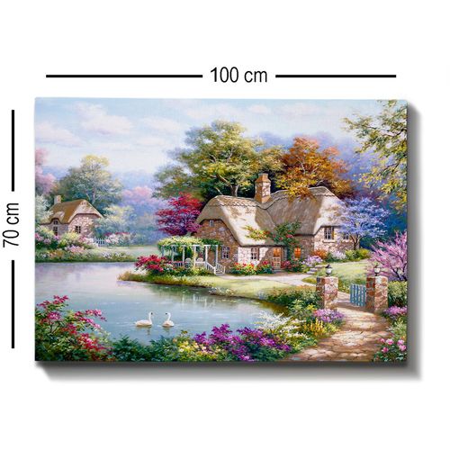 Kanvas Tablo (70 x 100) - 111 Multicolor Decorative Canvas Painting slika 3